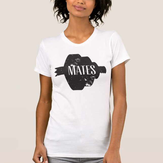 Camiseta Compañeros de Swole, compañeros (Anverso)