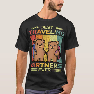 Camiseta Compañeros de viaje Oso viajero Viajar