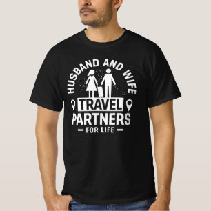 Camiseta Compañeros de viaje para toda la vida Esposo Espos