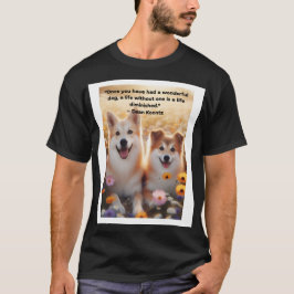 Camiseta "Compañeros preciados - Corgi y Cita"
