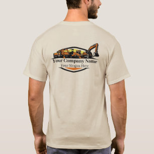 Camiseta Compañía Constructora Profesional de Equipo Pesado