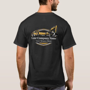 Camiseta Compañía Constructora Profesional de Equipo Pesado