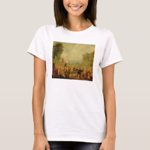 Camiseta Compañía de actores que se realizan en una cuerd