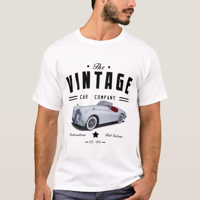 Camiseta Compañía de automóviles de la obra clásica del (Anverso)