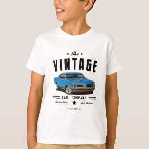 Camiseta Compañía de automóviles del vintage GTO y logot