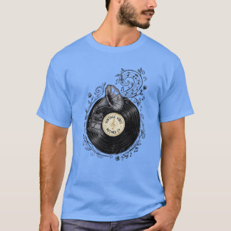 Camiseta Compañía de discos Gramófono Vintage Vibes