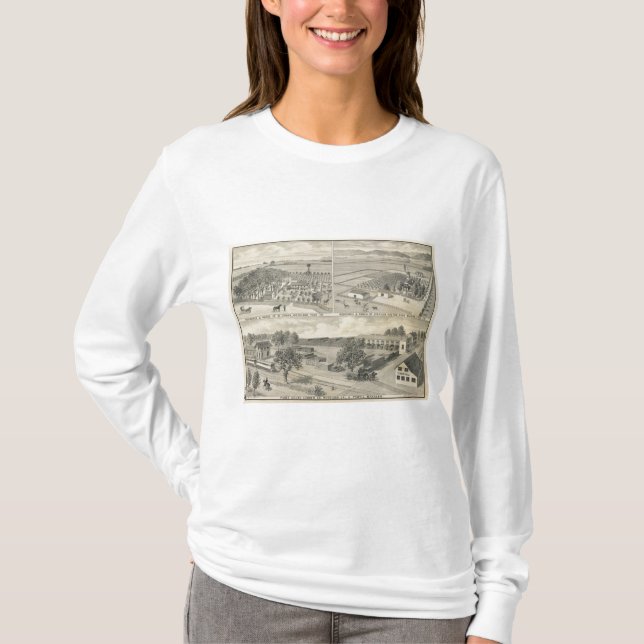 Camiseta Compañía de la madera de construcción del arbolado (Anverso)