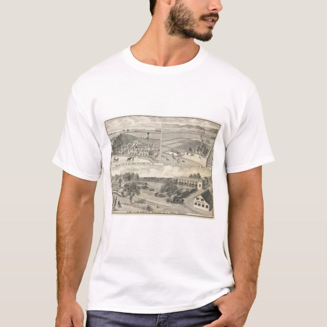 Camiseta Compañía de la madera de construcción del arbolado (Anverso)