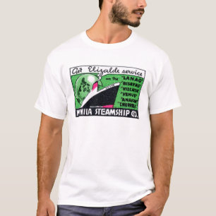 Camiseta Compañía de vapor de Manila 1930