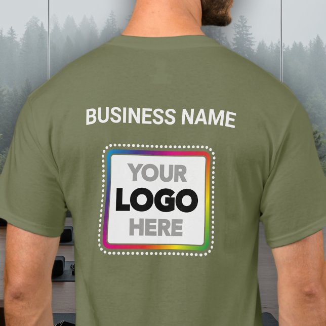 Camiseta Company Branded Logo T-Shirt - Front & Back Print (Subido por el creador)