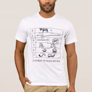 CAMISETA COMPARACIÓN DE ROBERTO FLUDD DE OBJETOS Y DE