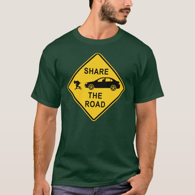 Camiseta Comparta la señal de tráfico (Anverso)