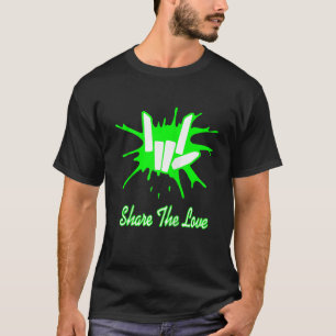 Camiseta Comparte Amor Para Niños Y Jóvenes