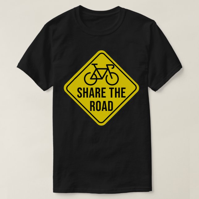 Camiseta Comparte el divertido ciclismo y la bicicleta en e (Diseño del anverso)