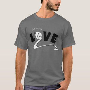Camiseta Comparte el papel de inodoro de la cita del amor