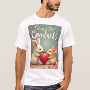 Camiseta Comparte la bondad - Conejo y Hámster de Sueño
