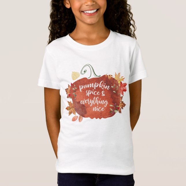 Camiseta Comparte Pumpkin Spice & Everything Nice Acción de (Anverso)