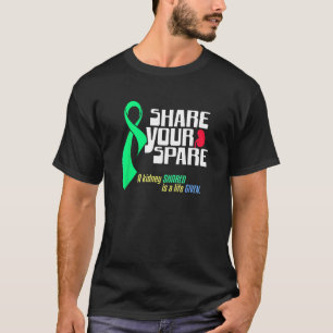 Camiseta Comparte tu ahorro con una donación de riñones y n