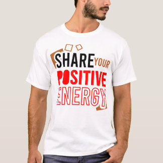 Camiseta Comparte tu arte de energía positiva Dicho motivac