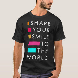 Camiseta Comparte tu sonrisa al mundo