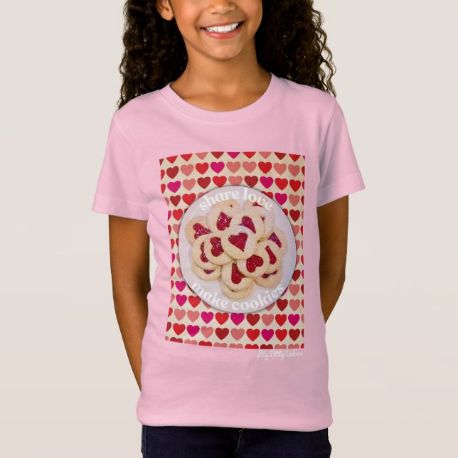 Camiseta Compartir amor, hacer cookies (Anverso)