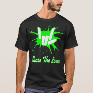 Camiseta Compartir Amor Para Niños Y Jóvenes