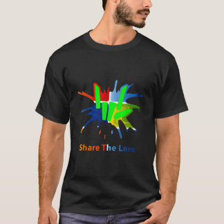 Camiseta Compartir amor para niños y jóvenes