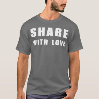 Camiseta compartir con amor vintage