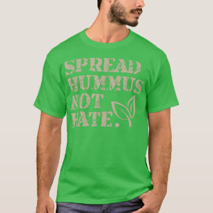Camiseta Compartir Hummus No Odiar Comida Vegetariana Funda