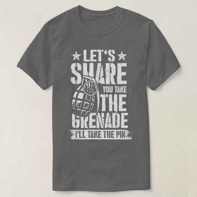 Camiseta Compartir la granada (Diseño del anverso)