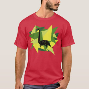 Camiseta Compartir papel Origami Brontosaurus