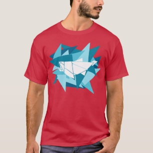 Camiseta Compartir papel Origami Dunkleosteus