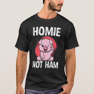 Camiseta Compas No Jamón Animales Y Comida Vegana Vegetaria