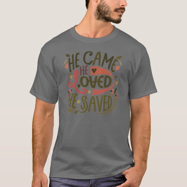 Camiseta Compasión de Cristo colorido (Anverso)