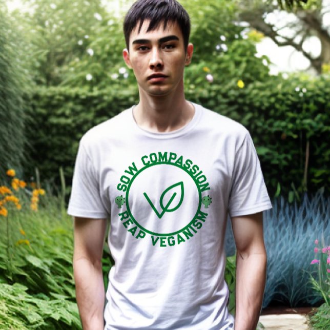 Camiseta Compasión de las cerdas, Veganismo de cosecha - Ve (Subido por el creador)