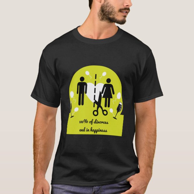 Camiseta Compasión de sobrevivientes del Divorcio Gracioso (Anverso)