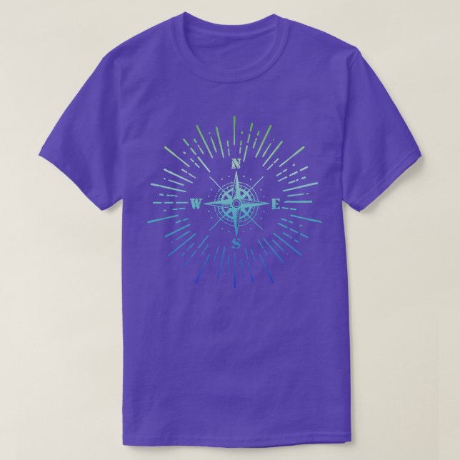 Camiseta Compass abstracto (Diseño del anverso)