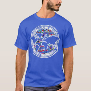 Camiseta Compass International Travelling World Map World F