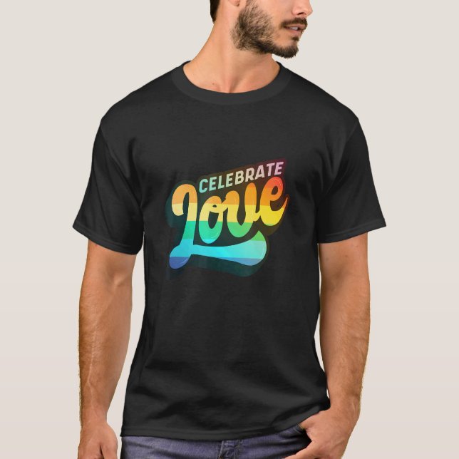 Camiseta Compatibilidad con Lgbtq+ Celebra Love Color Editi (Anverso)