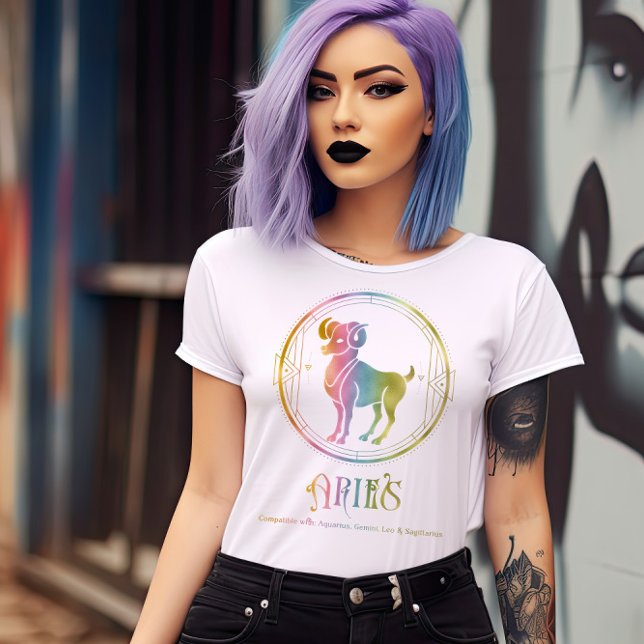 Camiseta Compatibilidad de Aries Diseñada (Subido por el creador)