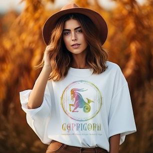 Camiseta Compatibilidad de Capricornio Diseñada
