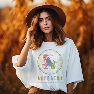 Camiseta Compatibilidad de Capricornio Diseñada