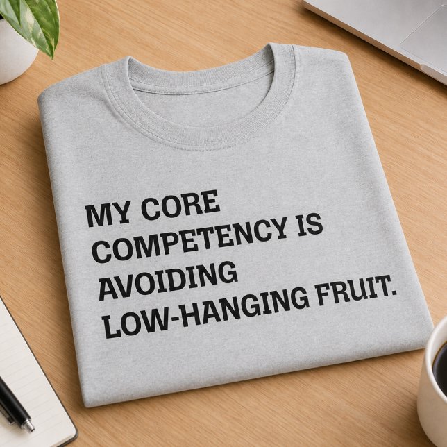 Camiseta Competencia Clave Evitando el Humor Fácil (Subido por el creador)