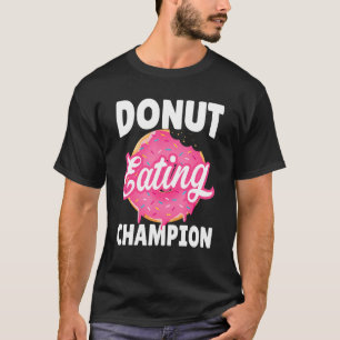 Camiseta Competencia de Donut Eating Champion Donut