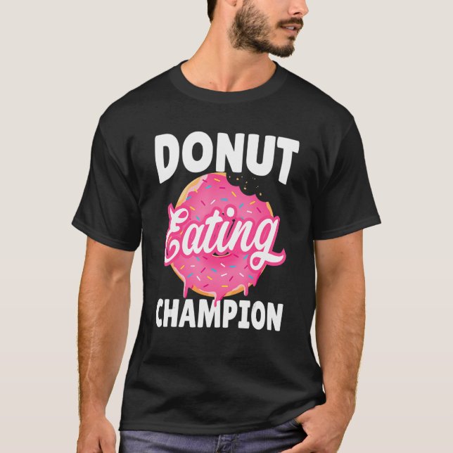 Camiseta Competencia de Donut Eating Champion Donut (Anverso)