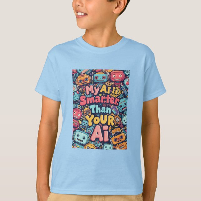 Camiseta competencia de inteligencia artificial (Anverso)