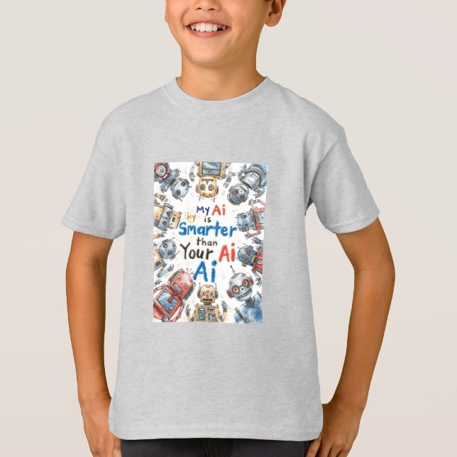 Camiseta competencia de inteligencia artificial (Anverso)