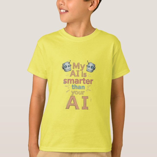 Camiseta competencia de inteligencia artificial (Anverso)