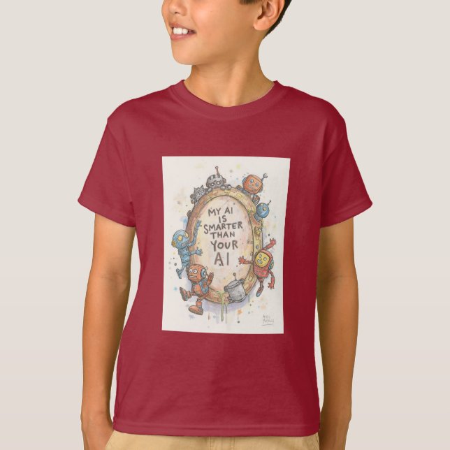 Camiseta competencia de inteligencia artificial (Anverso)