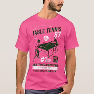 Camiseta Competencia de tenis de mesa